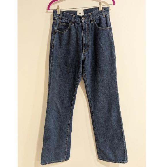 Goop G. Label High Rise Straight Leg Jeans